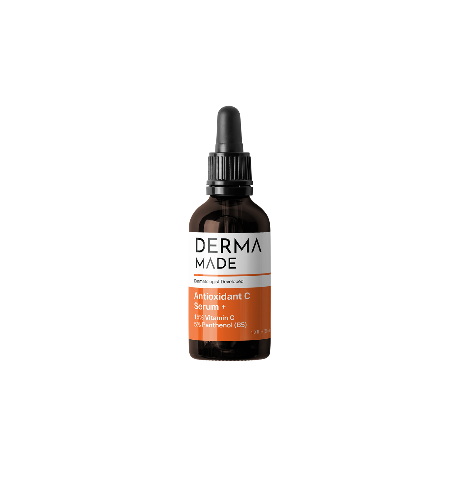 Antioxidant C serum with vitamin C from derma made. Dropper bottle