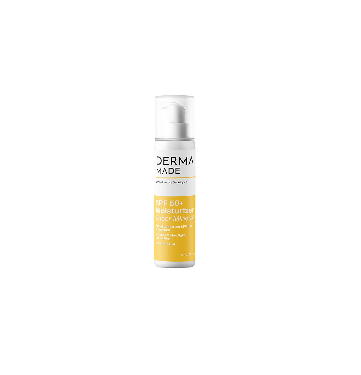 SPF 50 Moisturizer from Derma Made with Sheer Mineral